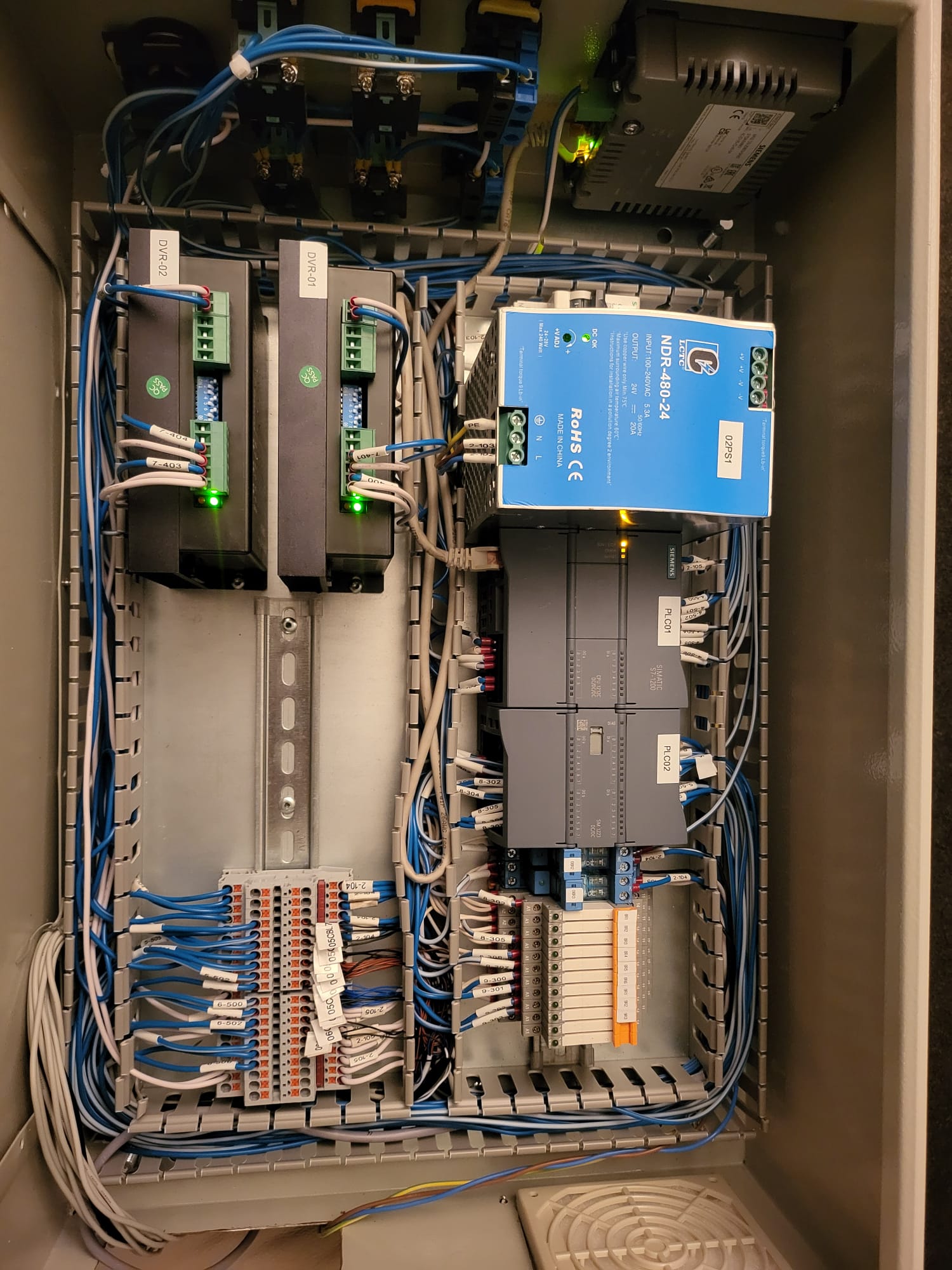 Control system wiring